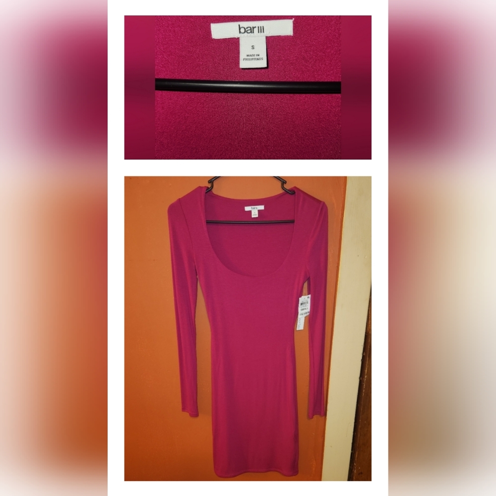 🆕️ BAR lll Tart raspberry bodycon dress